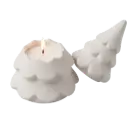Bougie sapin en pot rechargeable