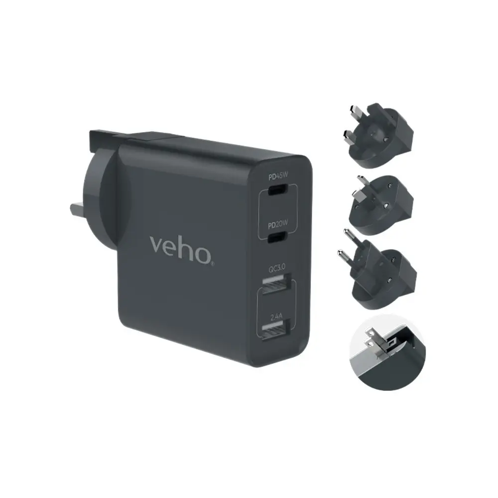 Adaptateur chargeur USB universel multi-régional TA-45